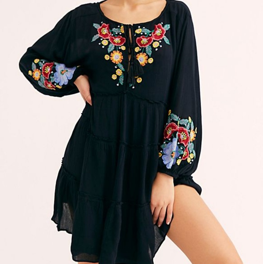 FP Spell On You Embroidered Dress